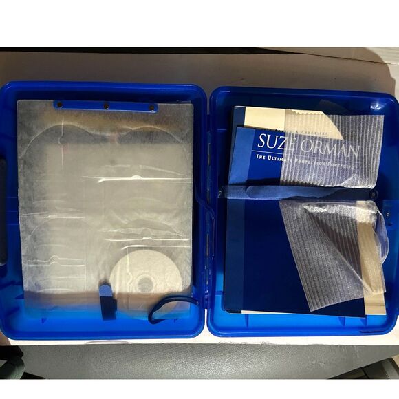 Suze Orman The Ultimate Protection Portfolio & Hard Storage Case Estate & Tax - Picture 13 of 14